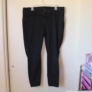 TORRID BLACK DENIM JEANS REGULAR